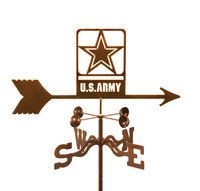 US Army Emblem Weather Vane - Modern 