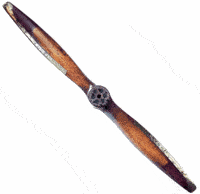Large Vintage Wood Propeller Large Vintage Wood Propeller