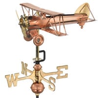 Airplane Weather Vane, Garden Size Airplane Weather Vane, Garden Size