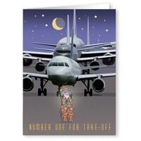 Santa's #1 for Take-Off Greeting Cards | Save 50% Santa's #1 for Take-Off Greeting Cards | Save 50%