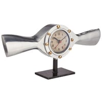 Deco Design Cropped Propeller Mantel Clock Deco Design Cropped Propeller Mantel Clock