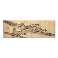 B-17 Flying Fortress Indoor Outdoor Art - Medium B-17 Flying Fortress Indoor Outdoor Art - Medium