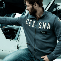 Cessna Full Zip Fleece Sweathshirt | <font color=red>Day 1</font color>