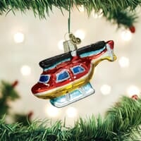 Glass Helicopter Ornament <font color=red>New Markdown</font> Glass Helicopter Ornament <font color=red>New Markdown</font>