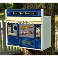 Personalized Aviation Birdhouse Personalized Aviation Birdhouse