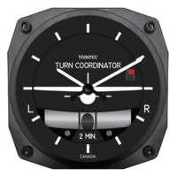 Turn & Bank Instrument Wall Clock Turn & Bank Instrument Wall Clock