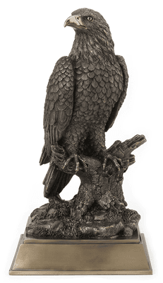 Large Bronzed Eagle Sculpture