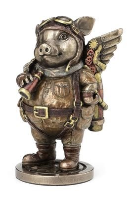 Aviator Pig Figure 