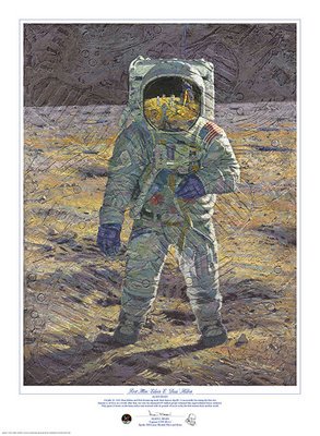 Buzz Aldrin Limited Edition Print