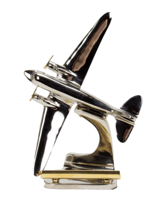 DC-3 Airplane Sculpture & Phone Stand