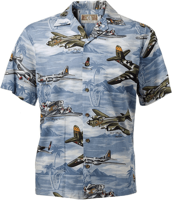 Warbirds Hawaiian Airplane Shirt