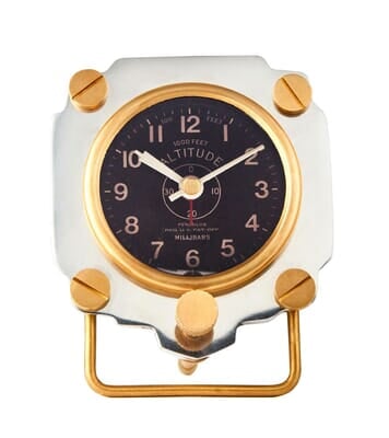 Altimeter Alarm Clock | Aluminum