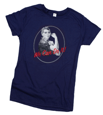 Rosie The Riveter T-Shirt - Ladies Fit | Closeout Special