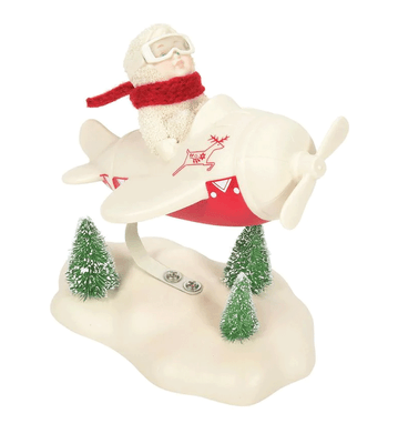 Collectible Snowbaby in Airplane