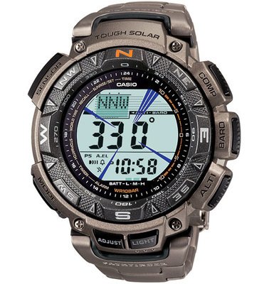 Titanium Altimeter Compass Pilot Watch 