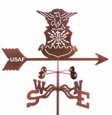 Air Force Emblem Weather Vane - Traditional 