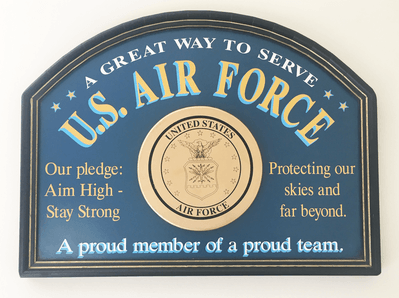 U.S. Air Force Wood Sign
