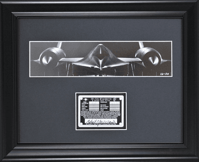 SR-71A Blackbird Photograph with Autograph