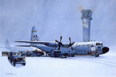 C-130 Hercules Airplane Art Print
