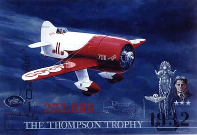 Gee Bee Racer R-1 Airplane Art Print