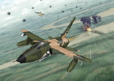 F-105 Thunderchief Airplane Art Print