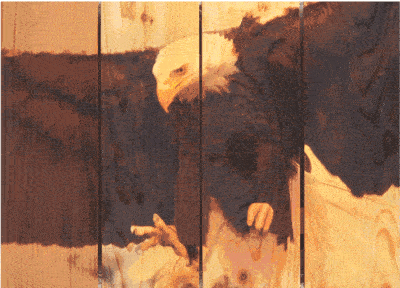 Eagle Indoor Outdoor Art - Medium
