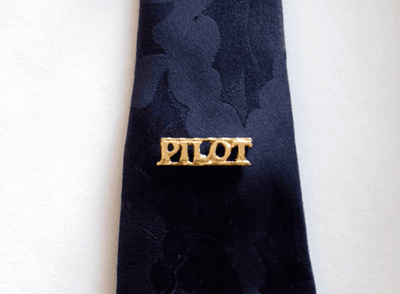 14k Gold PILOT Tie Tack or Label Pin 