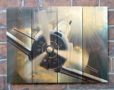 3-Blade Propeller Indoor Outdoor Art - Medium