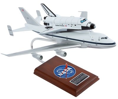 Shuttle Carrier Aircraft with Orbiter Model