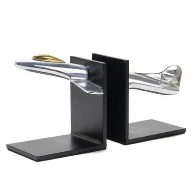 Jet Airplane Bookends
