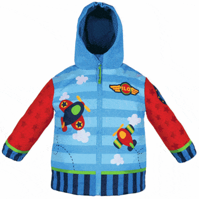 Toddler Airplane Design Raincoat <font color=red>New Markdown</font>