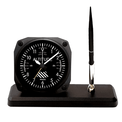 Altimeter Clock Desk Set