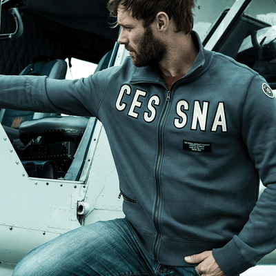 Cessna Full Zip Fleece Sweathshirt
