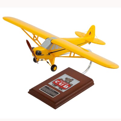 Piper J-3 Cub Model Airplane - 1/20 scale
