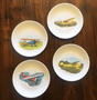 Melamine Airplane Party Plates | Set of 4