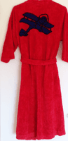 Ladies Plush Robe with Biplane Design Sold Out Ladies Plush Robe with Biplane Design Sold Out