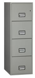 Fire/Water Rated 4-Drawer Letter Size File Cab. (54 x 16.9 x 25)