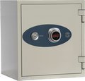 1-Hour Fire/Water Safe w/Dial Combo and Key Lock [1.3 Cu. Ft.]-White