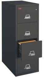 2-Hr Fire & Water Rated File Cabinet - 4 Drawers, Letter Size