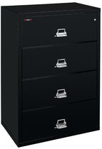 Fire & Water Rated 4-Drawer Lateral File Cabinet (52.8 x 44.5 x 22.1)