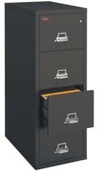 2-Hr Fire & Water Rated File Cabinet - 4 Drawers, Legal Size