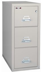 2-Hr Fire & Water Rated File Cabinet - 3 Drawers, Legal Size