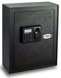 Wall-Mountable Home Safe w/Biometric Fingerprint Lock [0.4 Cu. Ft.]