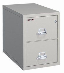 2-Hr Fire & Water Rated File Cabinet -  2 Drawers, Letter Size