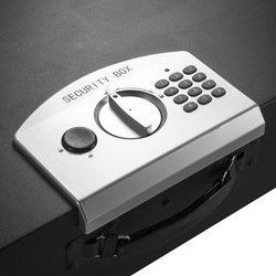 Portable Safe w/Keypad Lock and Security Cable [0.5 Cu. Ft.]