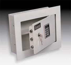 Wall Safe with Electronic Lock [4-1/4" Depth]