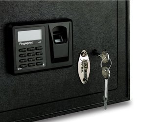 Large Safe with Biometric Fingerprint Lock [1.3 Cu. Ft.]