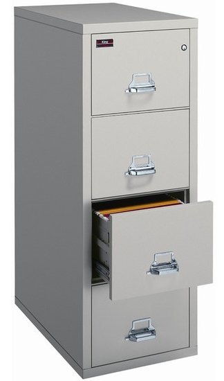 2 Hr Fire Water Rated File Cabinet 4 Drawers Legal Size