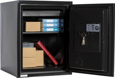 1-Hour Fire/Water Safe w/Digital Combination Lock [1.3 Cu. Ft.]-Black