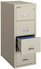 Fire/Water Rated 4-Drawer Letter Size File Cab. (52.8 x 17.8 x 31.6)